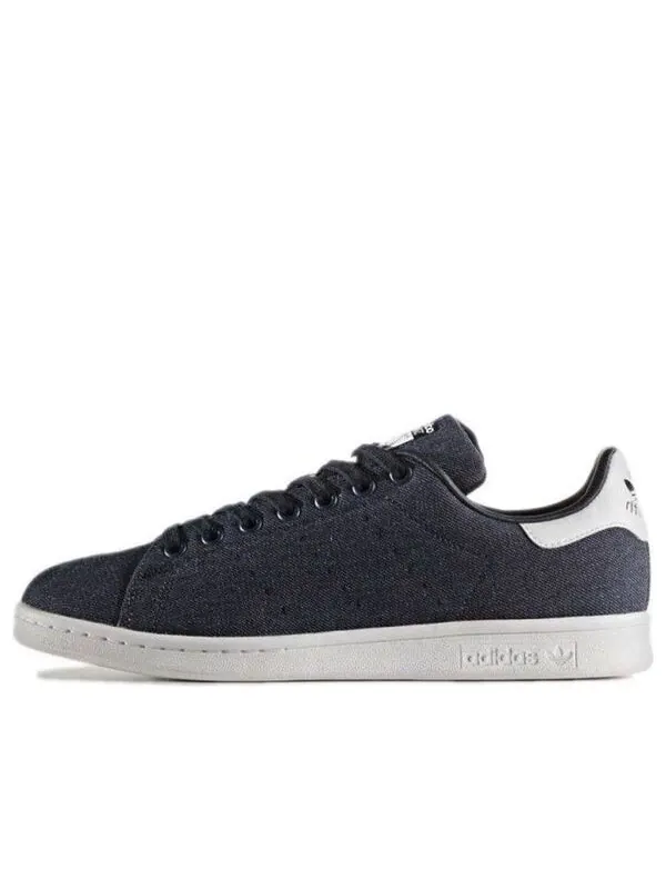 Кроссовки оригиналы stan smith denim Adidas — изображение 1 из 4, синий/белый