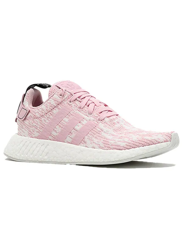 Кроссовки nmd_r2 Adidas — изображение 2 из 4, розовый/белый