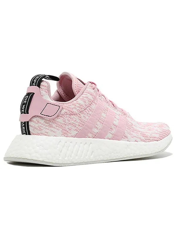 Кроссовки nmd_r2 Adidas — изображение 3 из 4, розовый/белый