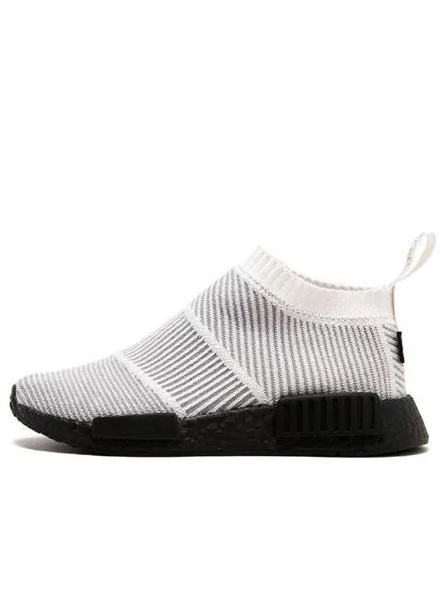 Кроссовки nmd_cs1 primeknit Adidas — изображение 1 из 4, белый/черный