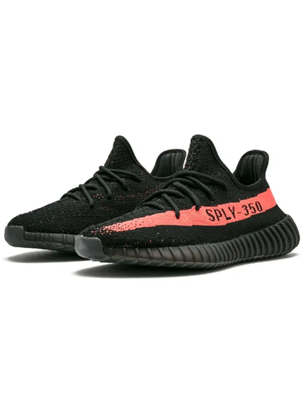 Кроссовки yeezy boost 350 v2 'red' Adidas — изображение 4 из 4, красный