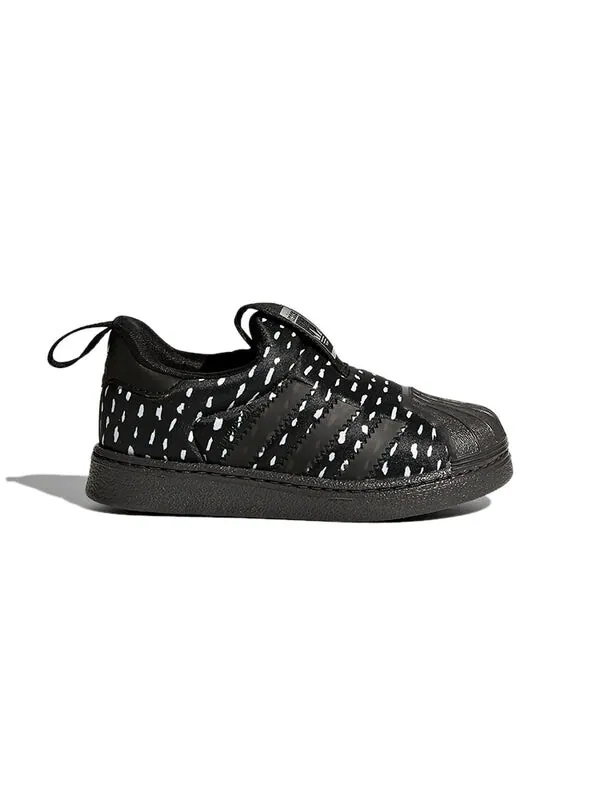 Кроссовки оригинальные superstar зима 360 л Adidas — изображение 2 из 4, черный/белый