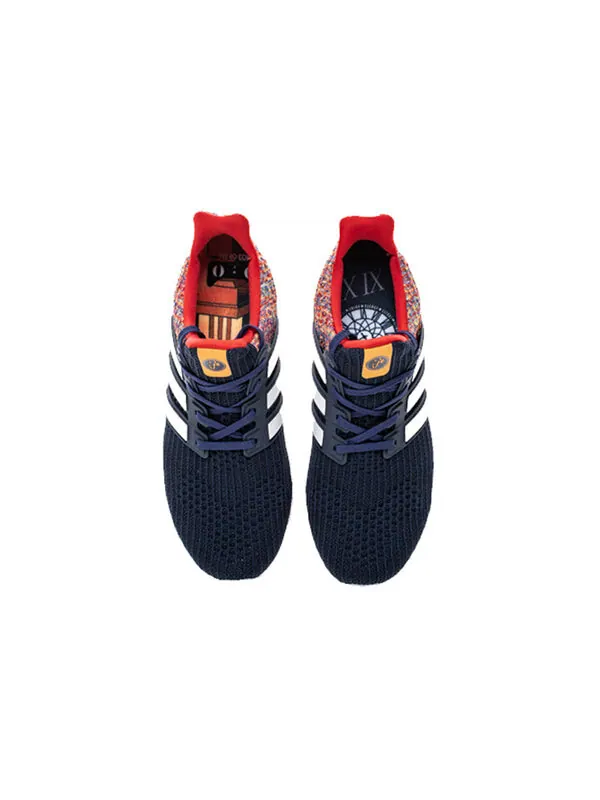 Кроссовки ultraboost Adidas — изображение 2 из 3, синий/белый