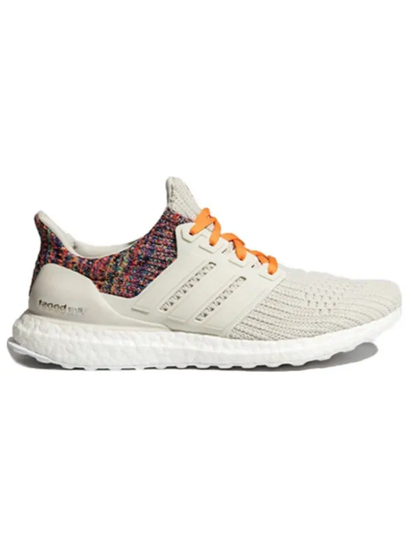 Кроссовки ультра буст Adidas — изображение 2 из 3, белый/оранжевый