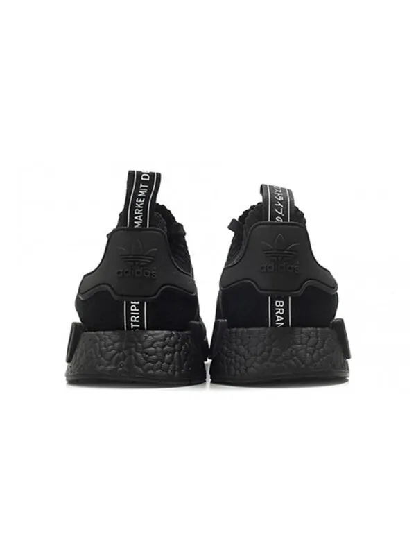 Кроссовки nmd_r1 primeknit Adidas — изображение 3 из 4, черный