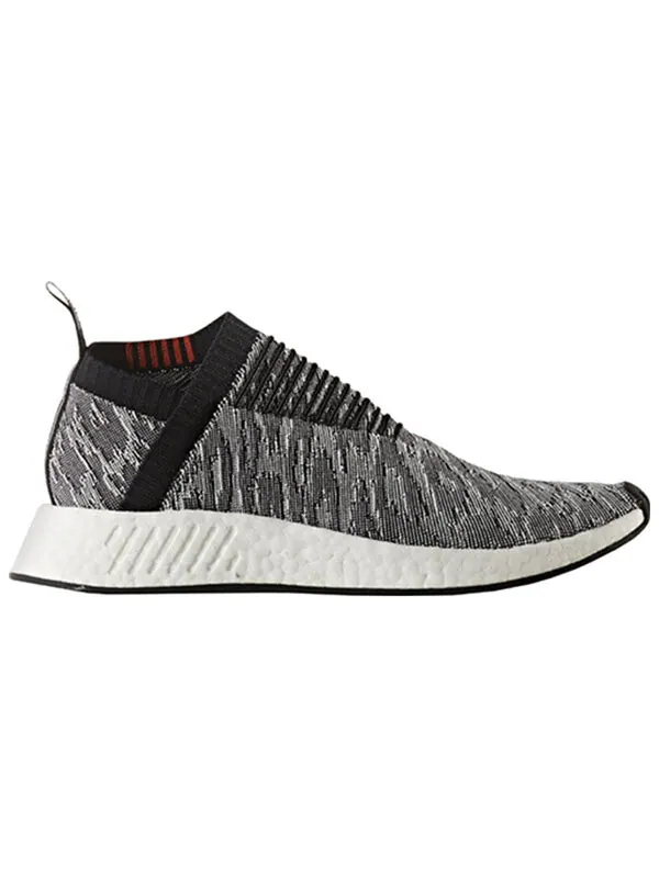 Кроссовки nmd_cs2 primeknit Adidas — изображение 2 из 4, черный/белый/красный