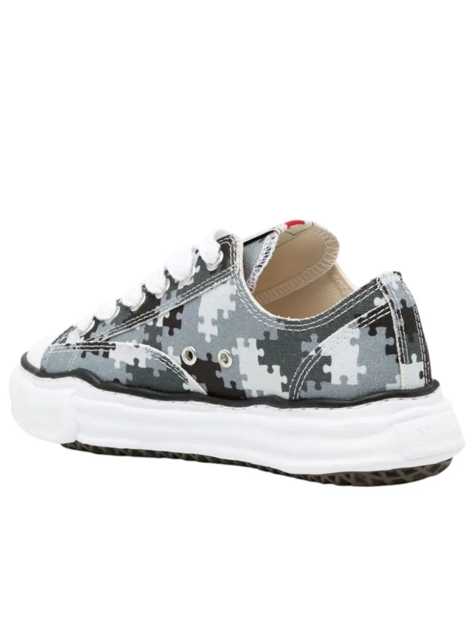 Maison Mihara Yasuhiro x Peace and After Peterson OG Sole Canvas Low 'Camo Grey' — изображение 3 из 4, серый/черный/белый