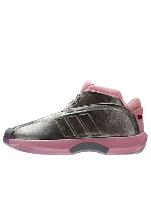 Кроссовки 1 Adidas Crazy — изображение 1 из 4, серебряный