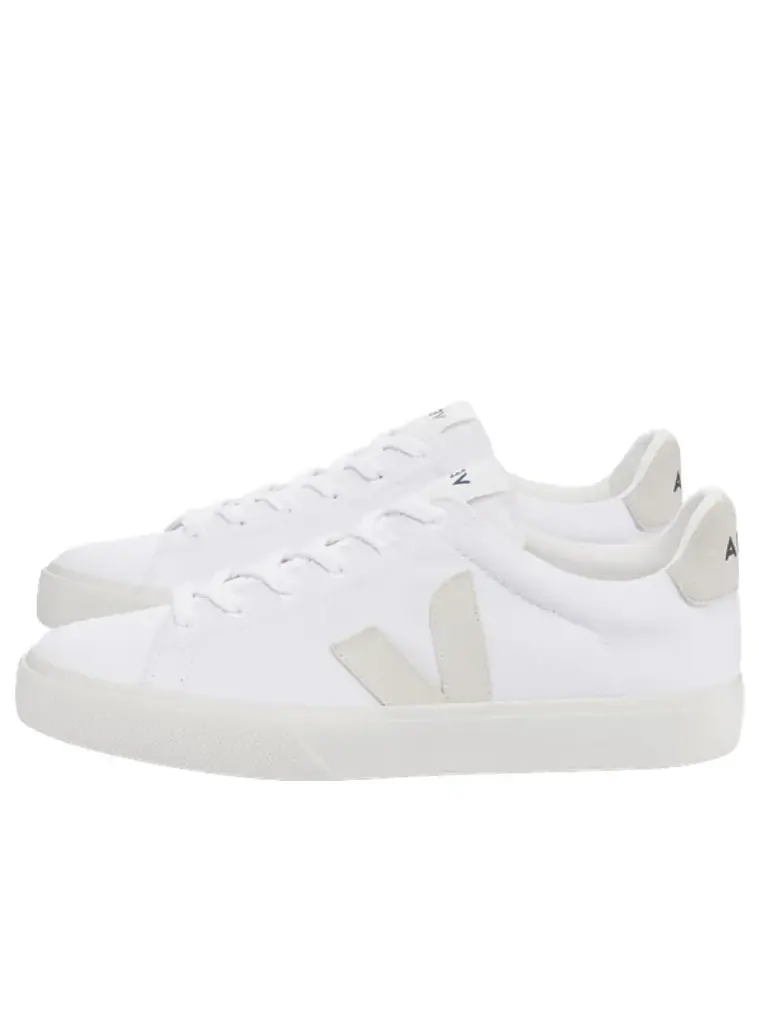 Кроссовки Veja Campo Canvas Sneakers 'White Beige' — изображение 2 из 4, белый