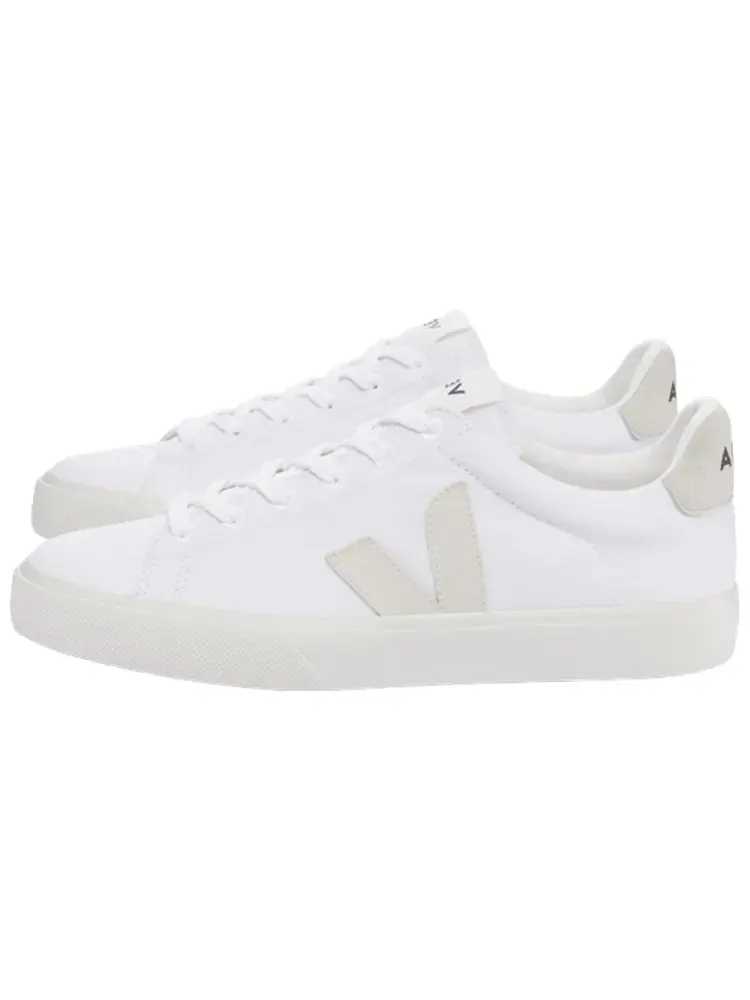 Кроссовки Veja Campo Canvas Sneakers 'White Beige' — изображение 3 из 4, белый