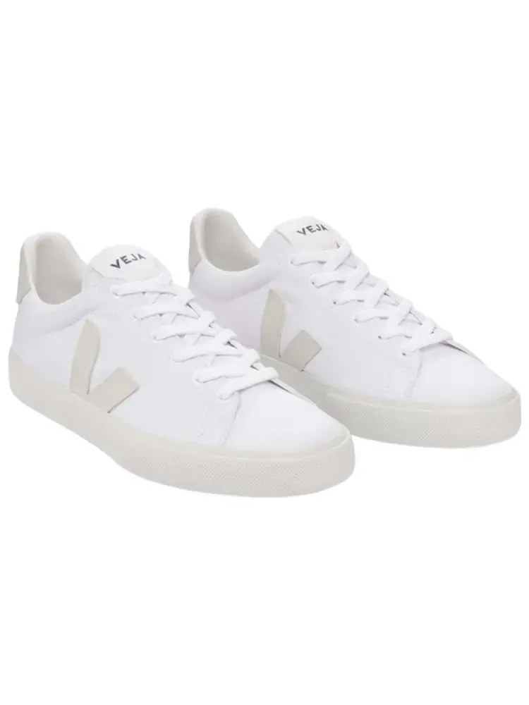 Кроссовки Veja Campo Canvas Sneakers 'White Beige' — изображение 4 из 4, белый