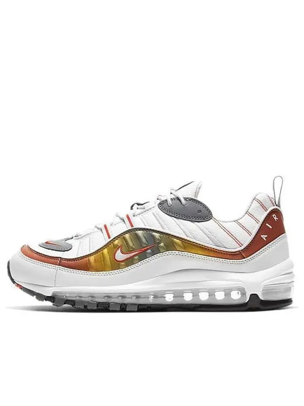Кроссовки air max 98 Nike — изображение 1 из 4, белый, серый, оранжевый