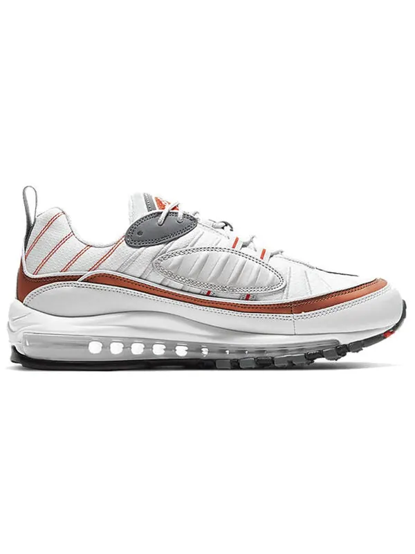 Кроссовки air max 98 Nike — изображение 2 из 4, белый, серый, оранжевый