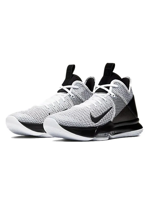 Кроссовки lebron witness 4 ep 'white black' Nike — изображение 3 из 4, черный белый