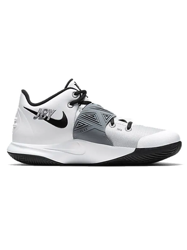 Кроссовки Nike Kyrie Flytrap 3 EP 'White Cool Grey' — изображение 2 из 4, черный белый