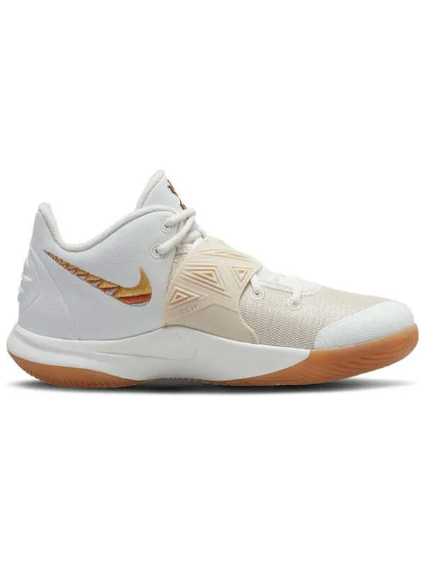 Кроссовки Nike Kyrie Flytrap 3 EP 'White Metallic Gold' — изображение 2 из 4, белый/золотистый