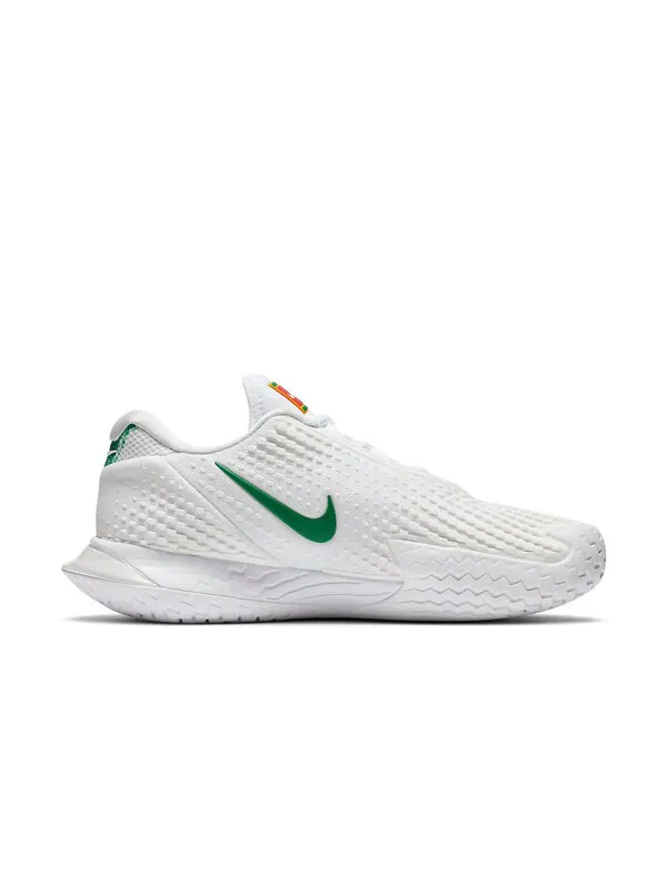 Кроссовки court air zoom vapor cage 4 'white clover' Nike — изображение 2 из 4, белый/зеленый