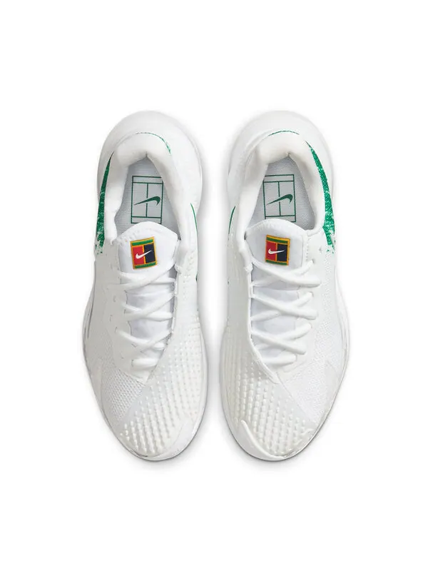 Кроссовки court air zoom vapor cage 4 'white clover' Nike — изображение 4 из 4, белый/зеленый