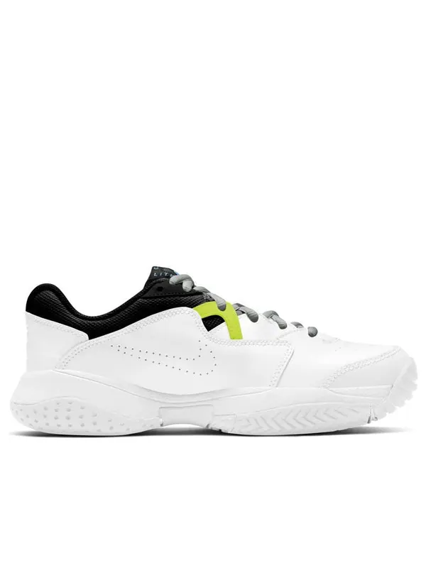 Кроссовки court lite 2 jr. 'white hot lime' Nike — изображение 2 из 3, синий