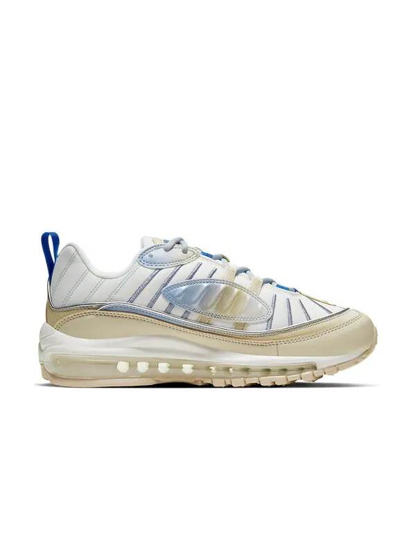 Кроссовки air max 98 lx Nike — изображение 2 из 4, белый, золотой, голубой