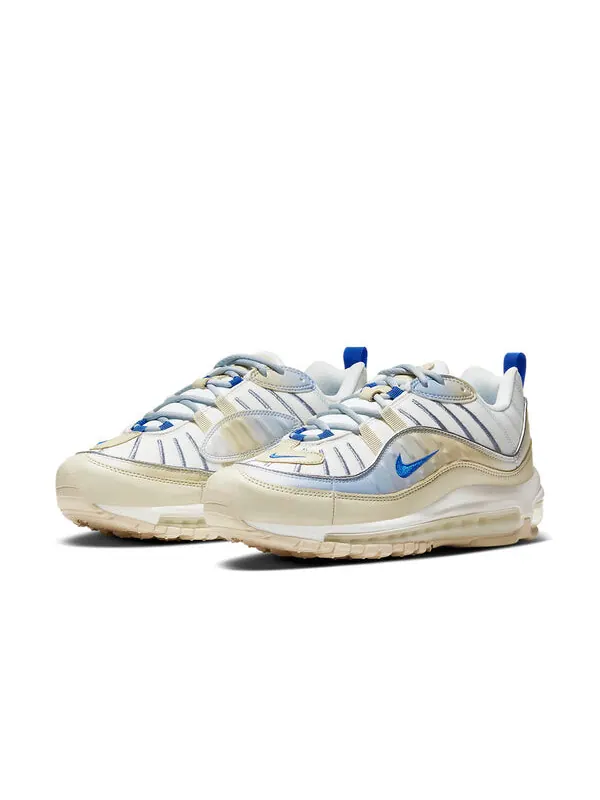 Кроссовки air max 98 lx Nike — изображение 3 из 4, белый, золотой, голубой
