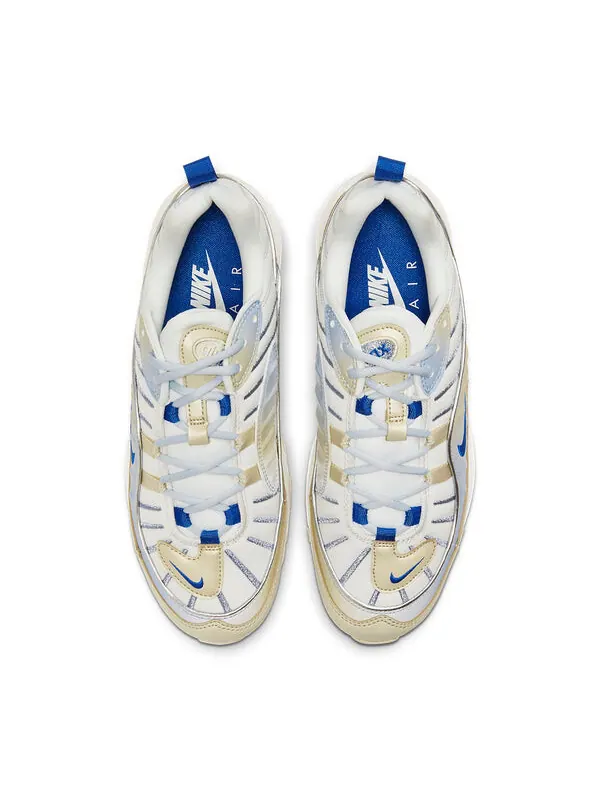 Кроссовки air max 98 lx Nike — изображение 4 из 4, белый, золотой, голубой