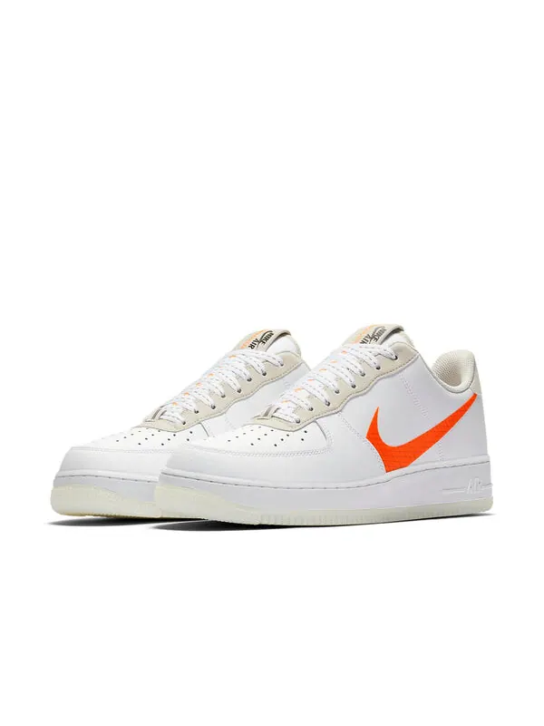 Кроссовки air force 1 низкие Nike — изображение 3 из 4, белый/оранжевый