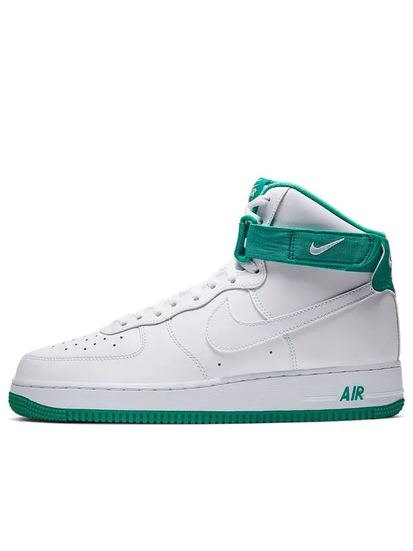 Кроссовки air force 1 высокие Nike — изображение 1 из 4, белый/зеленый