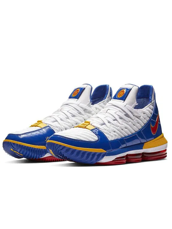 Кроссовки леброн 16 Nike — изображение 2 из 4, красный/белый/синий