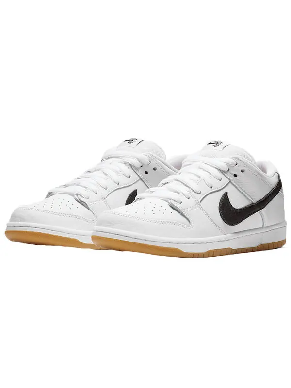 Кроссовки dunk low pro iso sb Nike — изображение 3 из 4, белый/черный