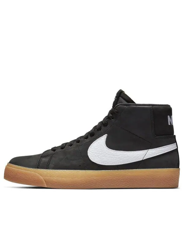 Кроссовки блейзер средний sb Nike — изображение 1 из 4, черный/белый/оранжевый