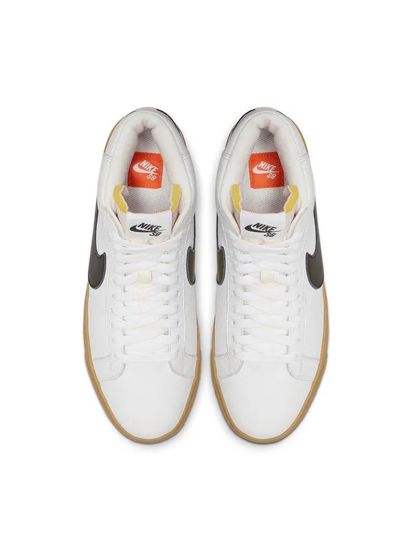 Кроссовки блейзер средний sb Nike — изображение 3 из 4, белый/черный