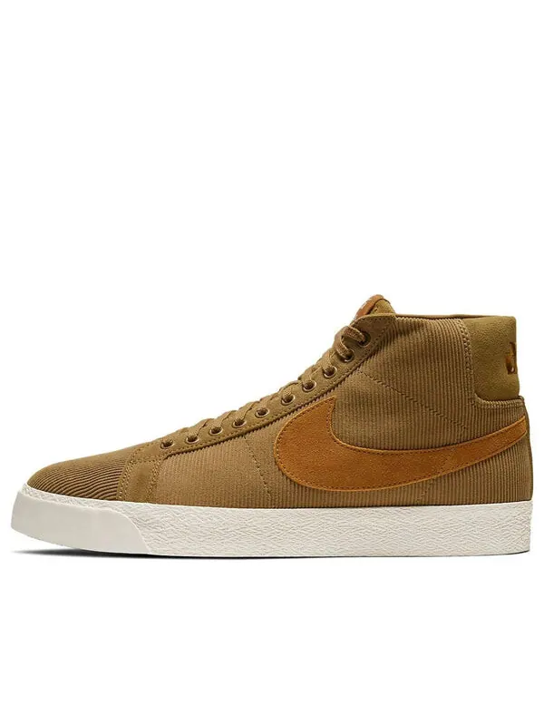 Кроссовки oski x blazer mid sb Nike — изображение 1 из 4, коричневый