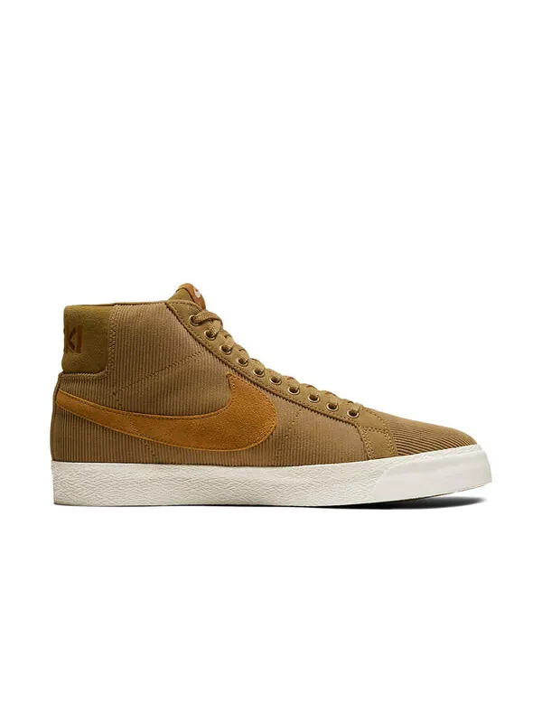 Кроссовки oski x blazer mid sb Nike — изображение 2 из 4, коричневый