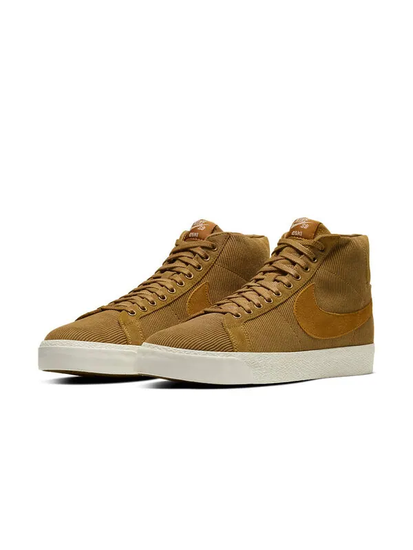 Кроссовки oski x blazer mid sb Nike — изображение 3 из 4, коричневый