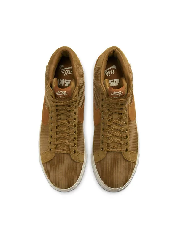 Кроссовки oski x blazer mid sb Nike — изображение 4 из 4, коричневый
