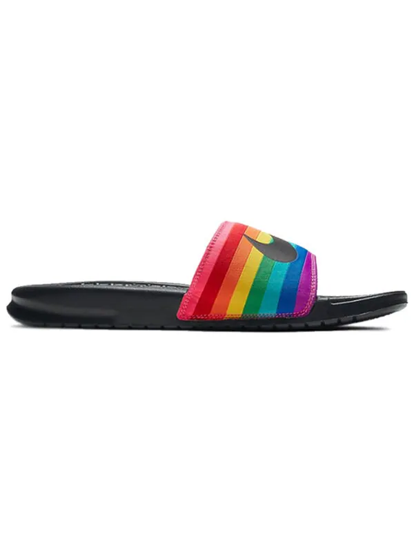 Тапочки benassi jdi 'be true' Nike — изображение 2 из 4, черный/мульти