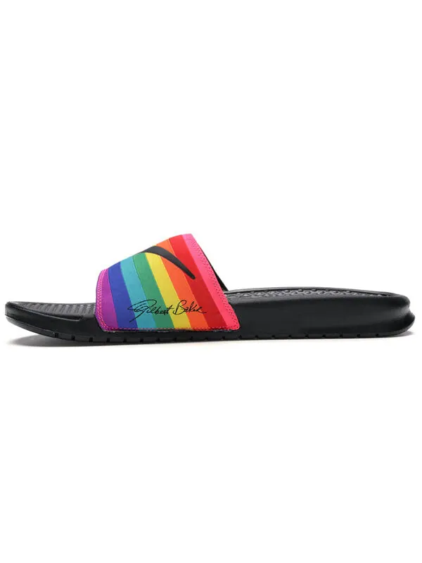 Тапочки benassi jdi 'be true' Nike — изображение 3 из 4, черный/мульти