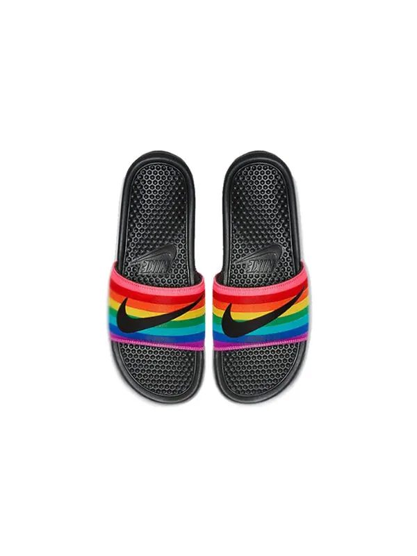 Тапочки benassi jdi 'be true' Nike — изображение 4 из 4, черный/мульти
