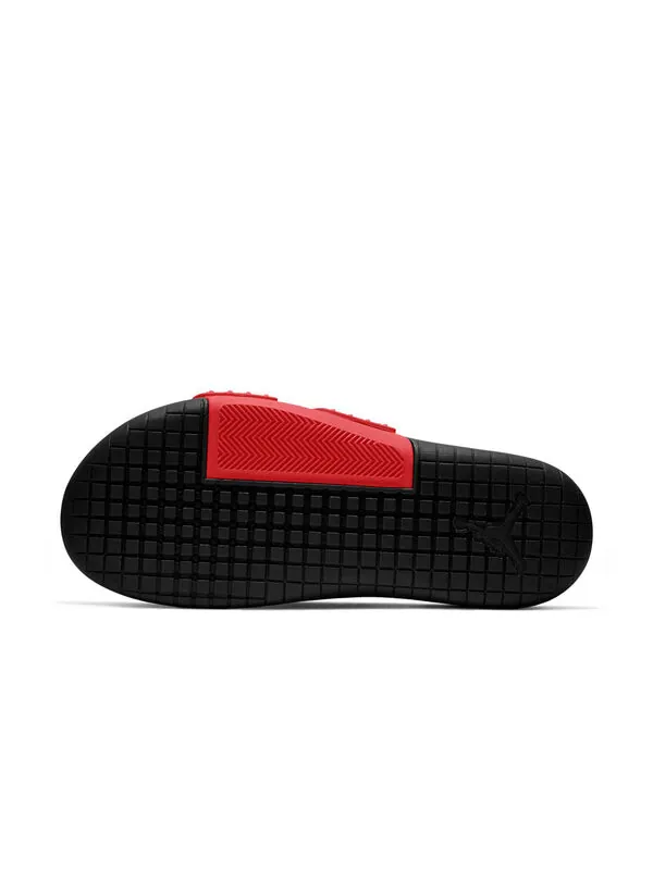 Тапочки hydro 8 colorblock casual red black slippers 'red black' Air Jordan — изображение 4 из 4, красный/черный