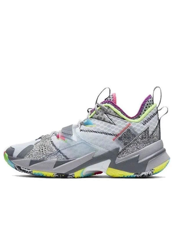 Кроссовки почему не zer0.3 pf Air Jordan — изображение 1 из 4, белый/серый
