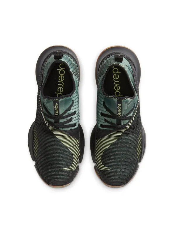 Кроссовки air zoom superrep Nike — изображение 4 из 4, черный/зеленый