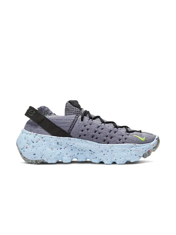 Кроссовки space hippie 04 'this is trash - volt' Nike — изображение 2 из 4, серый/зеленый