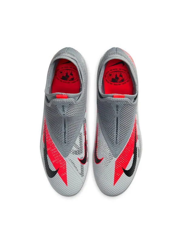 Кроссовки phantom vision 2 academy df ag Nike — изображение 2 из 4, серый/красный