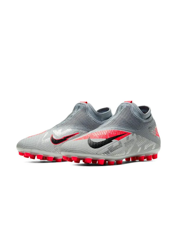 Кроссовки phantom vision 2 academy df ag Nike — изображение 4 из 4, серый/красный