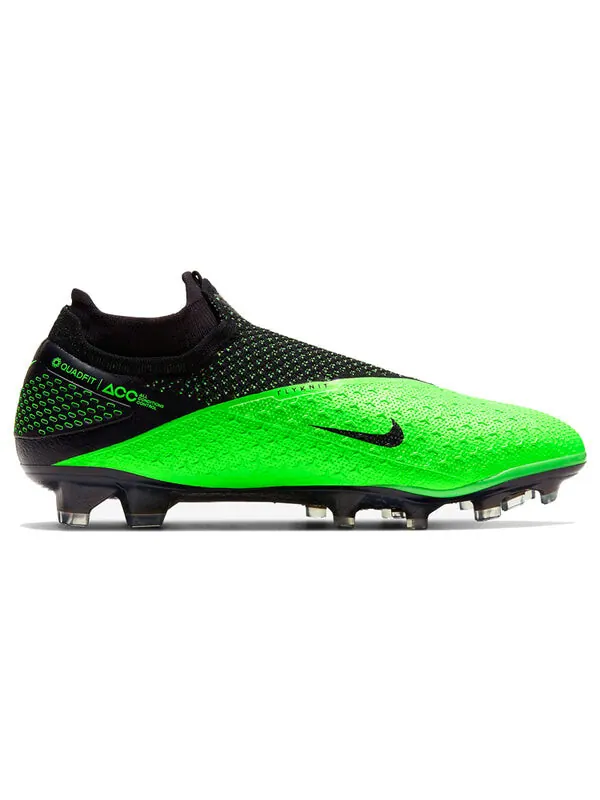 Кроссовки фантом вижн 2 элит df fg Nike — изображение 2 из 4, черный/зеленый