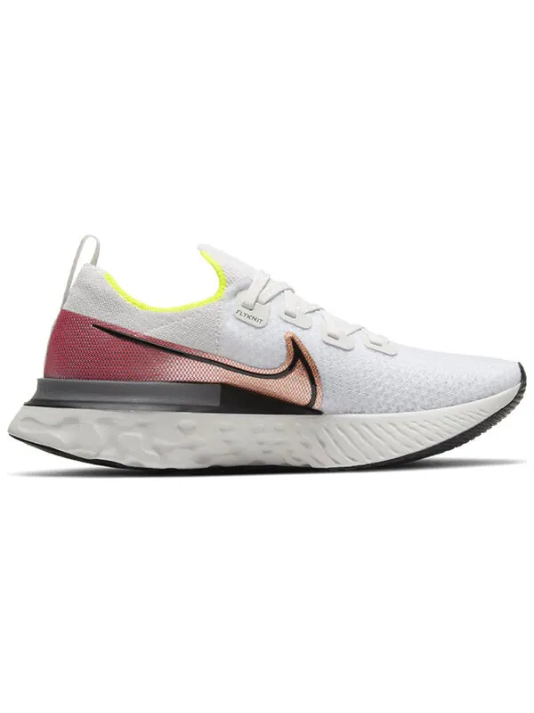 Кроссовки React Infinity Run Nike — изображение 2 из 4, белый/красный