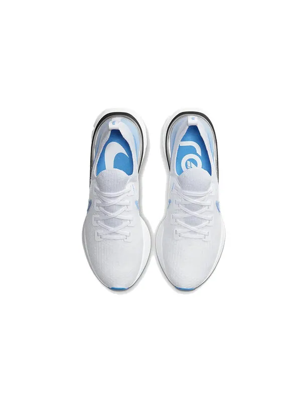 Кроссовки React Infinity Run Flyknit Nike — изображение 4 из 4, белый/платиновый/синий