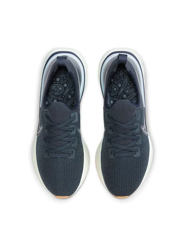 Кроссовки React Infinity Run Flyknit Nike — изображение 4 из 4, серый-синий