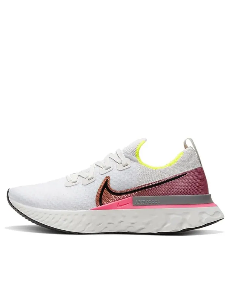 Беговые кроссовки (WMNS) Nike React Infinity Run 'Pink Blast' — изображение 1 из 6, серебряный